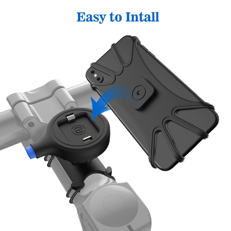 Bicycle Phone Holder For Universal Mobile Cell Bike Handlebar Clip Stand