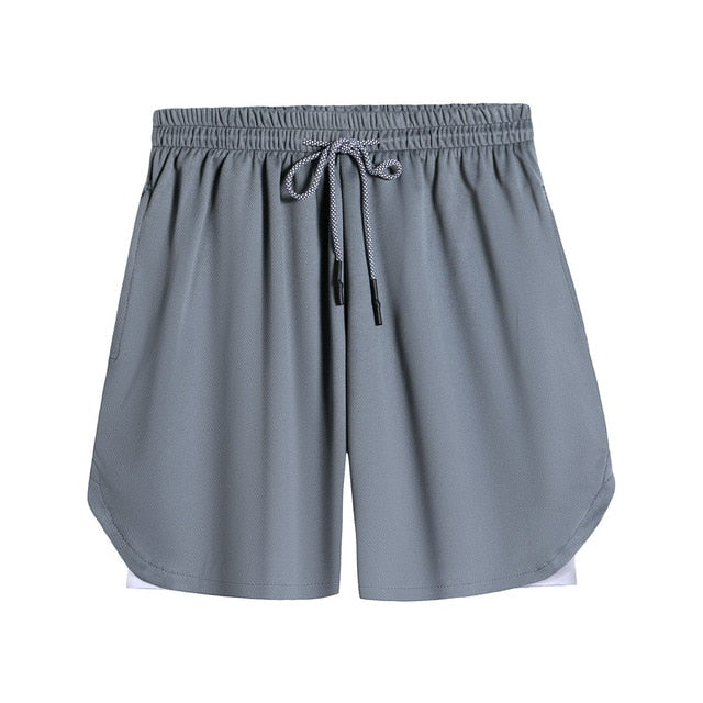 Zip Pocket Men Joggers Shorts Mens 2 in 1 Short