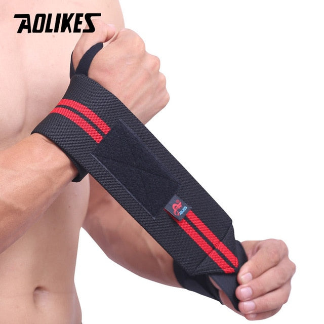 1 Pair Wristband Wrist Support Weight Lifting Gym Training