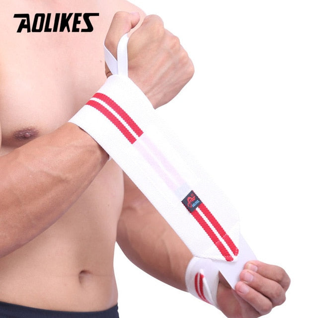 1 Pair Wristband Wrist Support Weight Lifting Gym Training